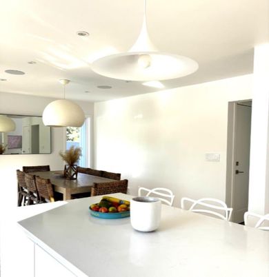 Dining room, Interior, Pendant Lights, Recessed Lighting