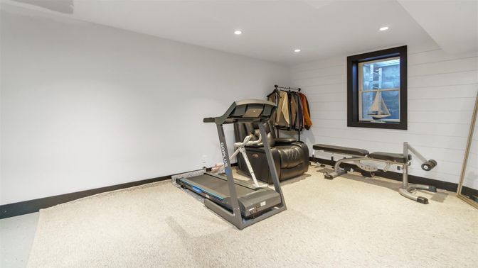 Fitness Equipment, Interior, Recessed Lighting