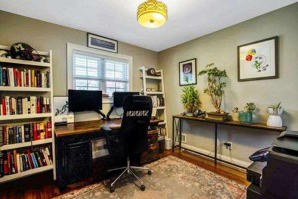 Home Office, Interior, Wood Texture Flooring