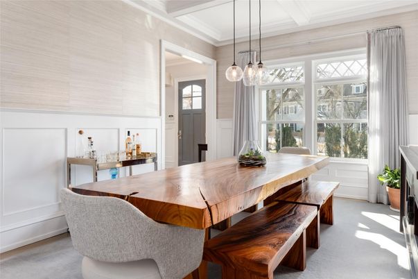 Dining room, Interior, Pendant Lights