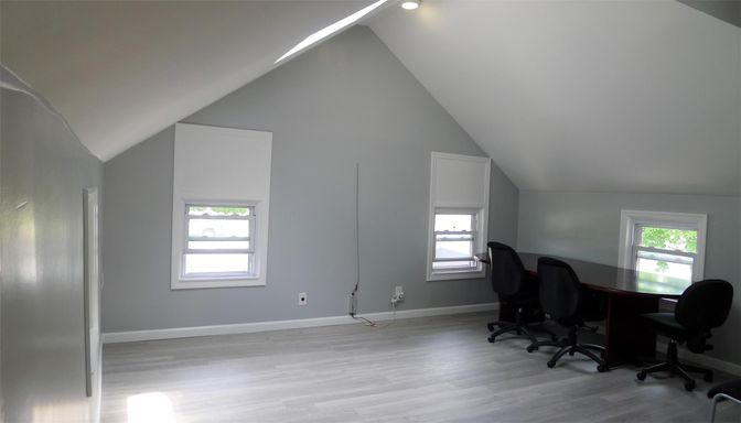 Home Office, Interior, Wood Texture Flooring