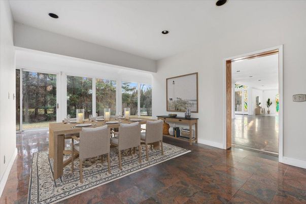 Dining room, Interior, Recessed Lighting