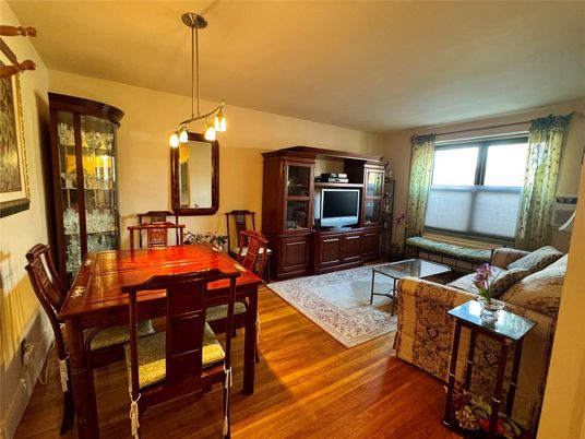 Dining room, Interior, Living room, Pendant Lights, Wood Texture Flooring