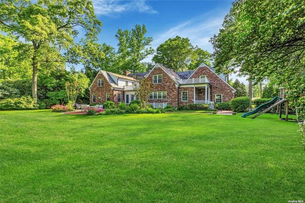 Backyard, Exterior, Facade, Brick Facade, Playground, Tudor Revival