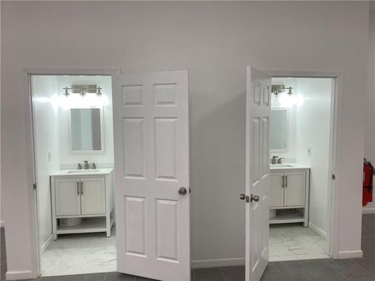 Bathroom, Dual Sink Vanities, Interior, Marble