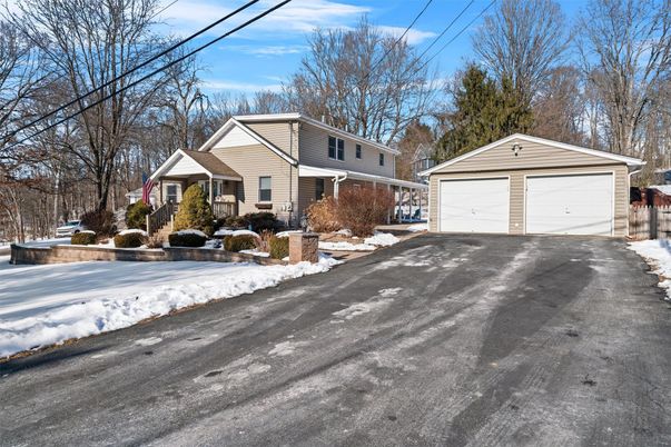 Detached Garage, Exterior, Facade, Cape Cod