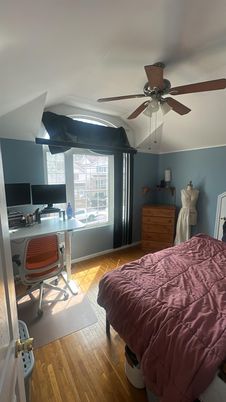 Bedroom, Home Office, Interior, Wood Texture Flooring