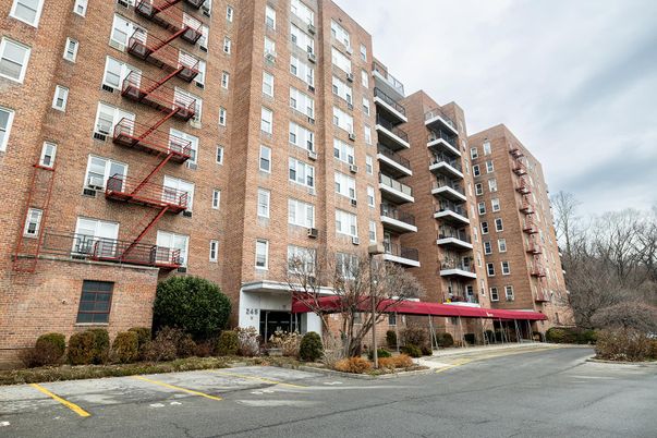 Exterior, Facade, Brick Facade, Condo Building
