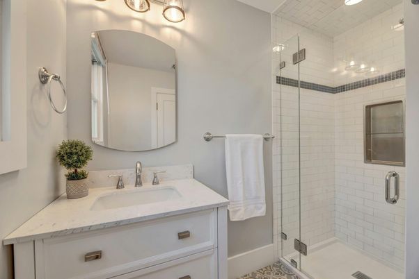Bathroom, Glass Shower, Interior