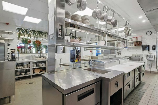 Interior, Kitchen, Recessed Lighting, Stainless Steel Appliances