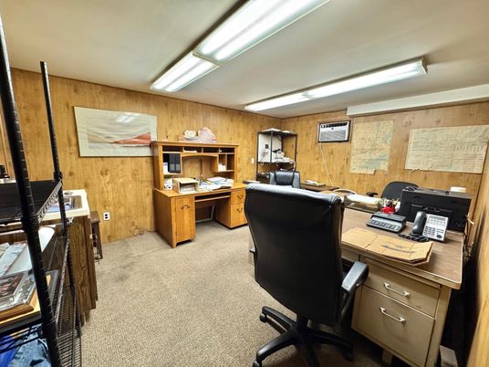 Home Office, Interior, Wooden Walls