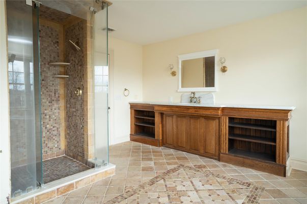 Bathroom, Glass Shower, Interior