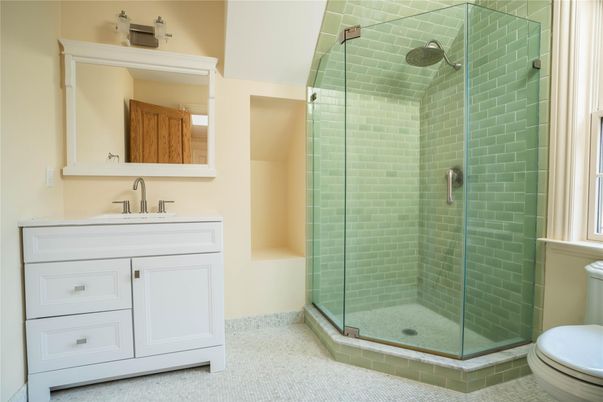 Bathroom, Glass Shower, Interior