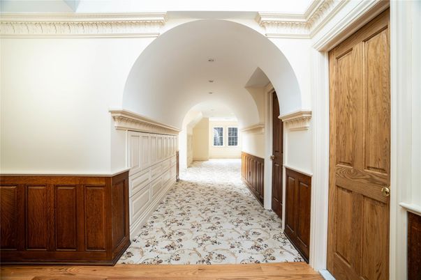 Interior, Recessed Lighting, Wood Texture Flooring