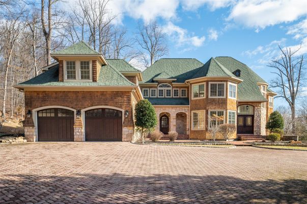 Attached, Exterior, Facade, Brick Facade, French Provincial