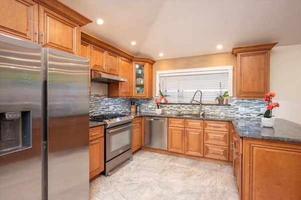 Interior, Kitchen, Recessed Lighting, Stainless Steel Appliances