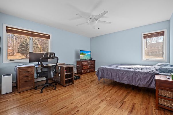 Bedroom, Home Office, Interior, Wood Texture Flooring