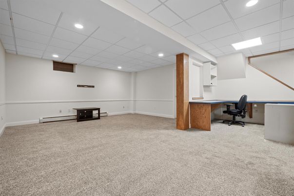 Home Office, Interior, Recessed Lighting