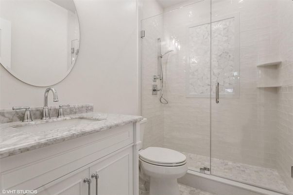 Bathroom, Glass Shower, Interior