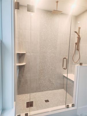 Bathroom, Glass Shower, Interior