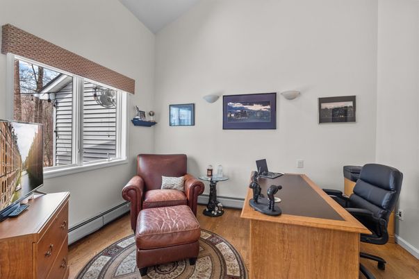 Home Office, Interior, Wood Texture Flooring