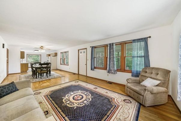 Dining room, Interior, Wood Texture Flooring