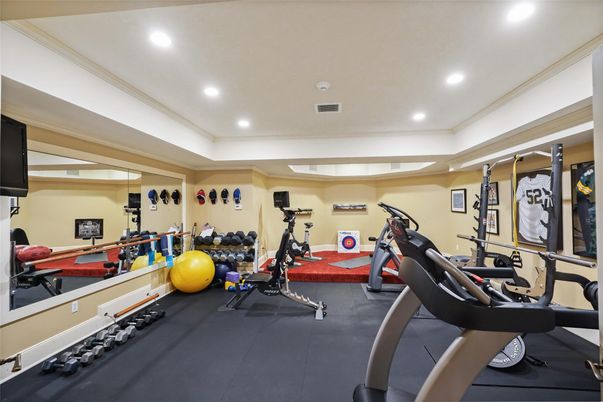 Fitness Equipment, Interior, Recessed Lighting