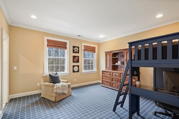 Home Office, Interior, Recessed Lighting