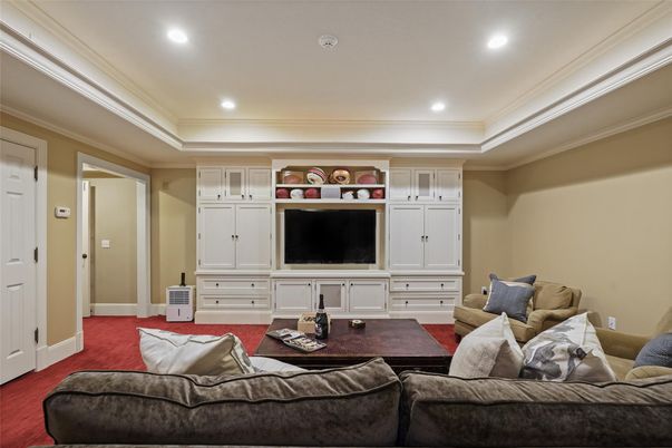 Interior, Living room, Recessed Lighting