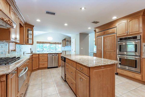 Interior, Kitchen, Recessed Lighting, Stainless Steel Appliances
