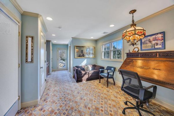 Home Office, Interior, Recessed Lighting