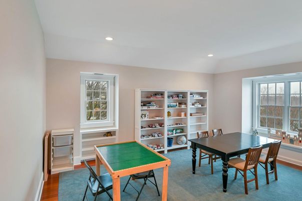 Dining room, Game Room, Interior, Recessed Lighting