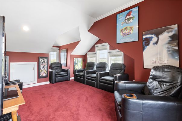 Home Theatre Room, Interior, Recessed Lighting, Theatre Room