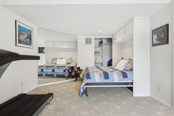 Bedroom, Interior, Recessed Lighting