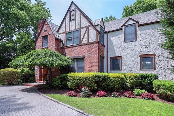 Exterior, Facade, Brick Facade, Tudor Revival