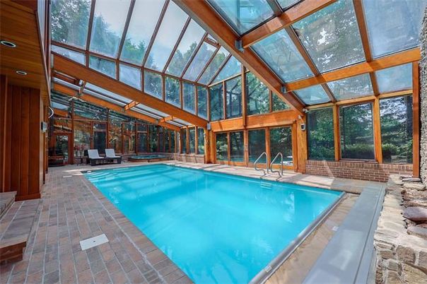 Glass Ceilings, Interior, Pool, Sun Room