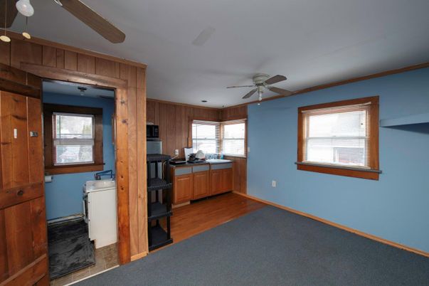 Interior, Kitchen, Wood Texture Flooring, Wooden Walls