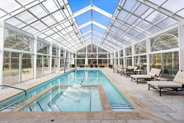 Glass Ceilings, Interior, Pool, Sun Room