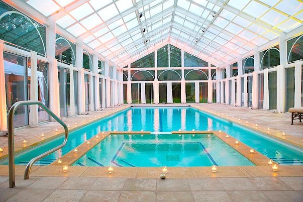 Glass Ceilings, Interior, Pool, Sun Room