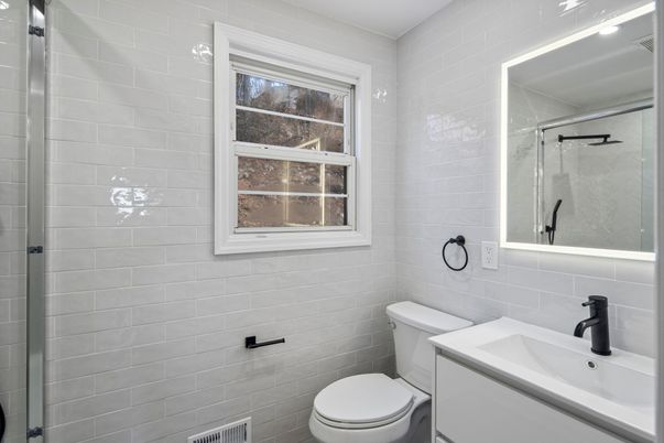 Bathroom, Glass Shower, Interior
