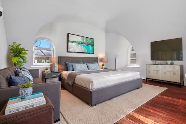 Bedroom, Interior, Wood Texture Flooring
