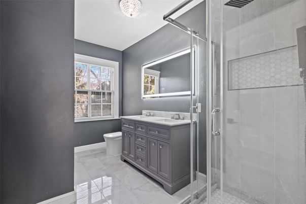 Bathroom, Glass Shower, Interior