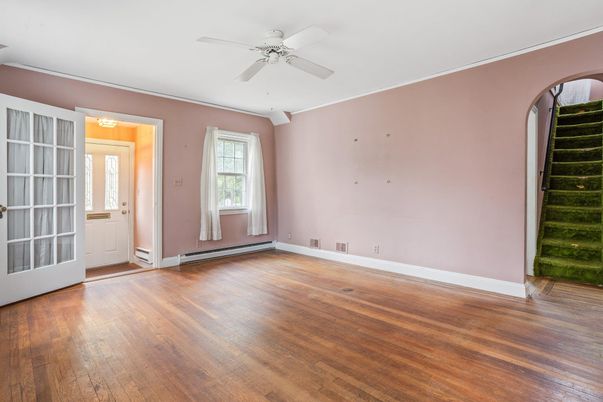 Empty room, Interior, Wood Texture Flooring