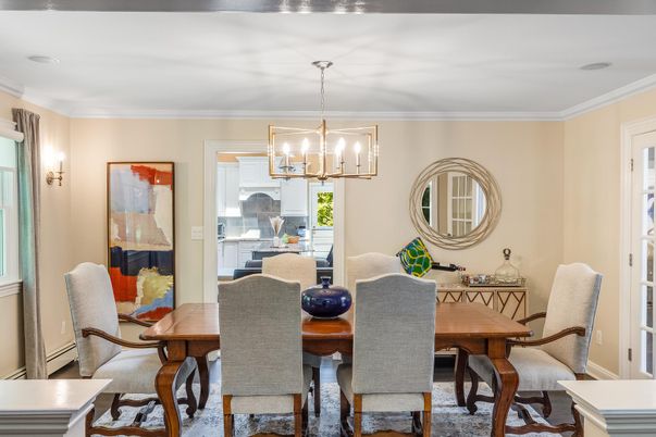Dining room, Interior, Pendant Lights