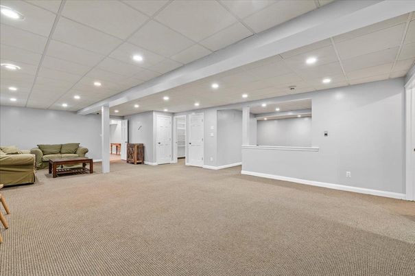 Interior, Living room, Recessed Lighting