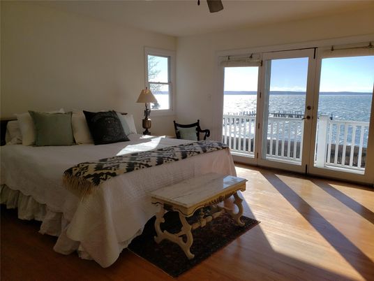 Bedroom, Interior, Water, Wood Texture Flooring