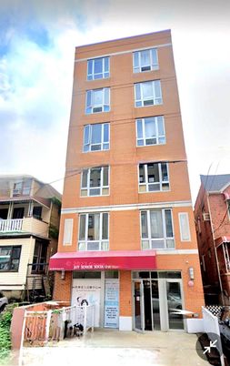 Exterior, Facade, Brick Facade, Condo Building