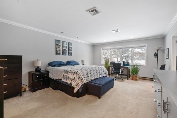 Bedroom, Home Office, Interior, Recessed Lighting
