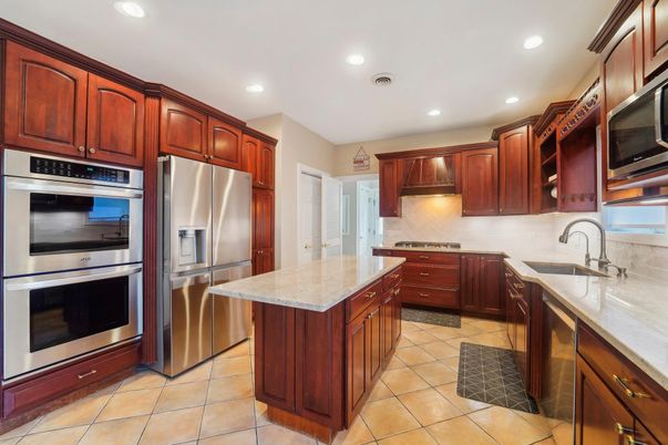 Interior, Kitchen, Recessed Lighting, Stainless Steel Appliances