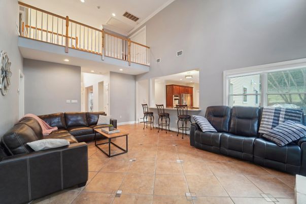 Interior, Kitchen, Living room, Recessed Lighting